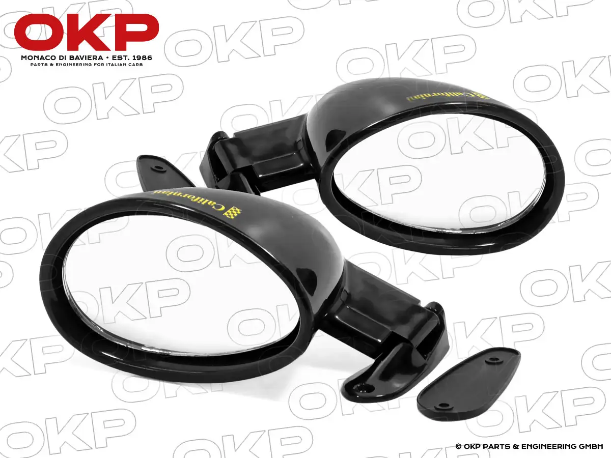 Satz Außenspiegel Californian schwarz (universal)
