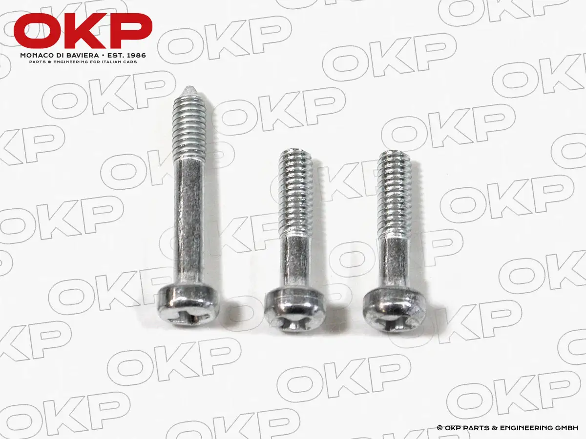 Screw set (3 pcs.) for rear light lens Duetto Spider