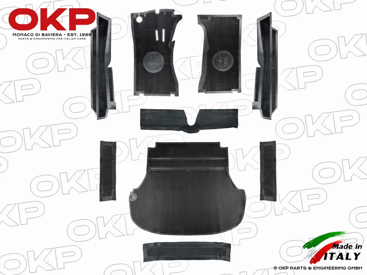 Satz Gummimatten Rundheck Spider (9-teilig)