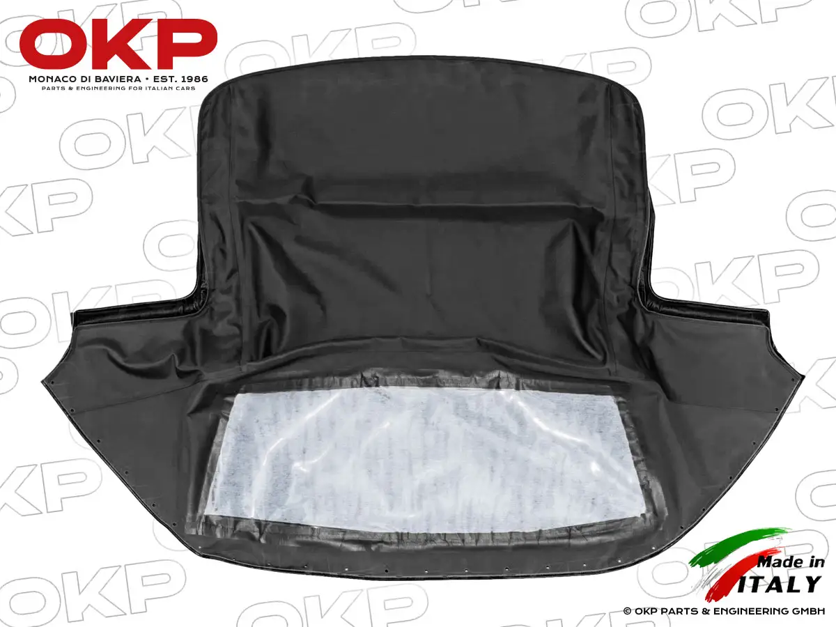 Capote Alfa Spider 1970 - 93 (Coton Pininfarina) noir