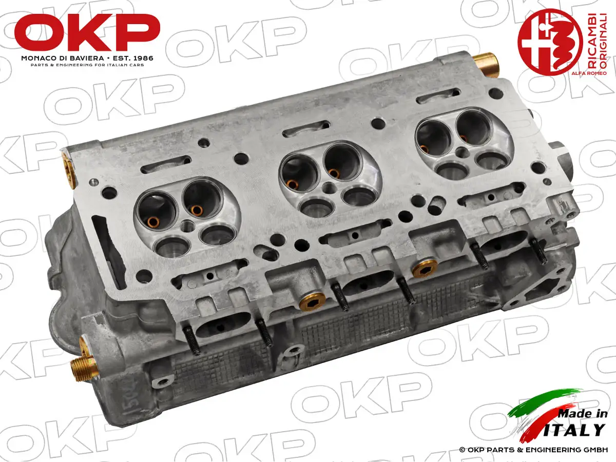 Original Alfa Romeo cylinder head 164 3.0 V6 24V+QV left