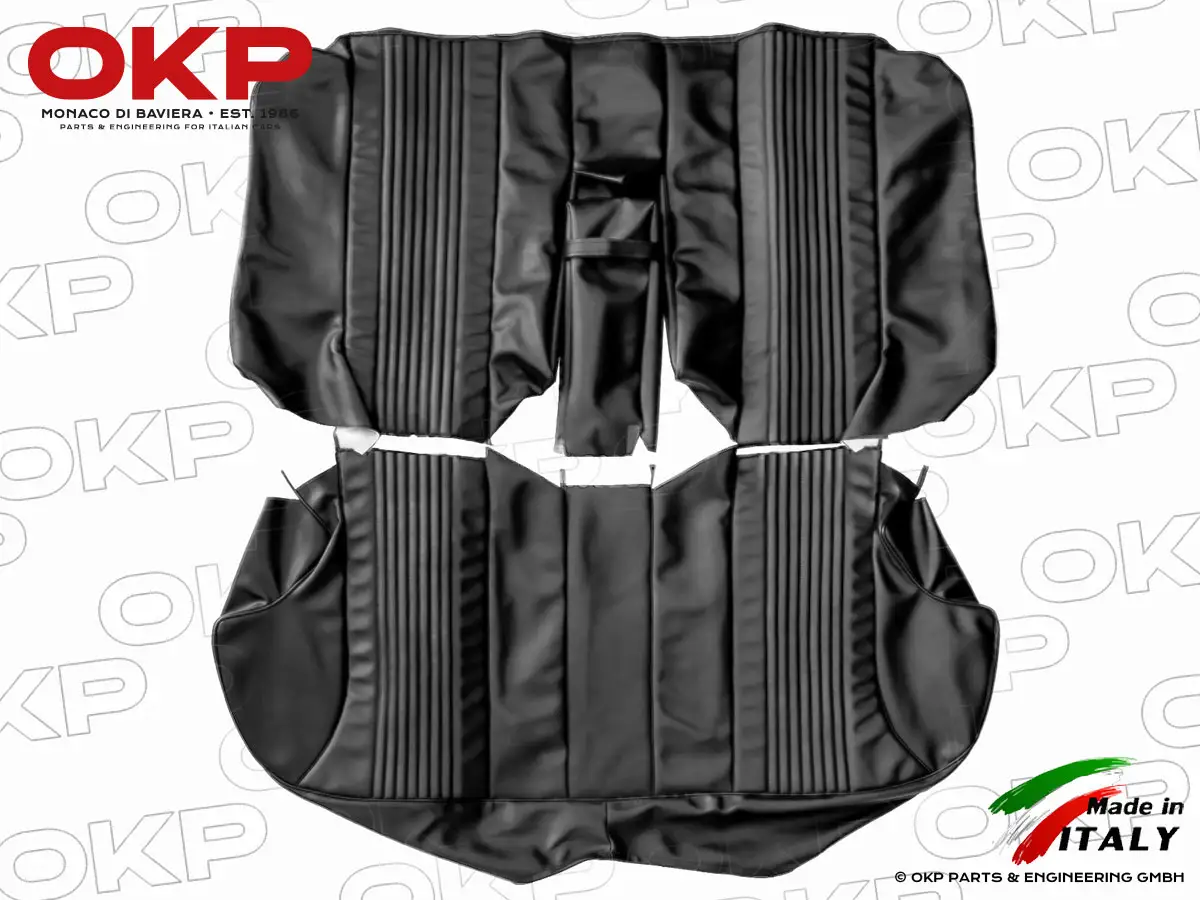 Sitzbezug hinten Alfetta Limousine 2.S. Kunstleder schwarz