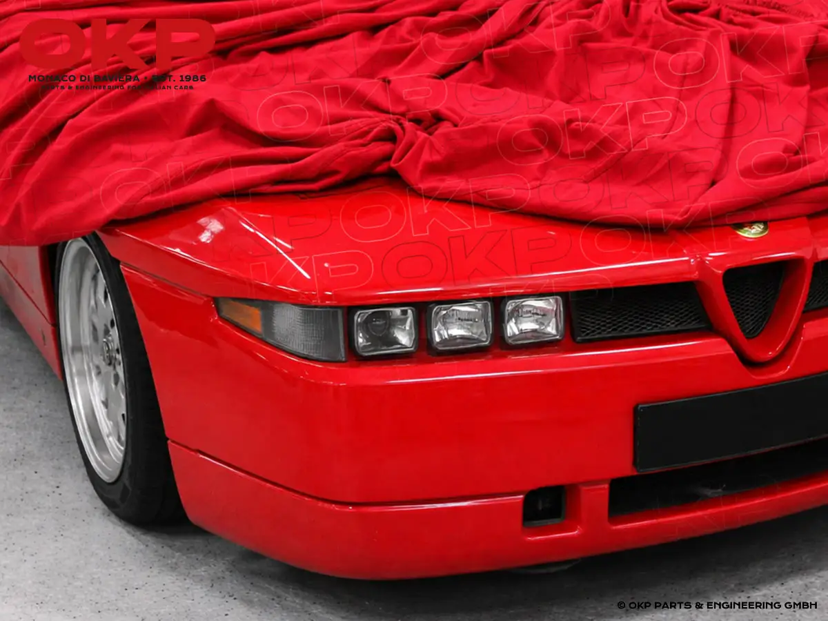 Car Cover Deluxe Satin Red ES30 SZ/RZ Zagato / mirrors
