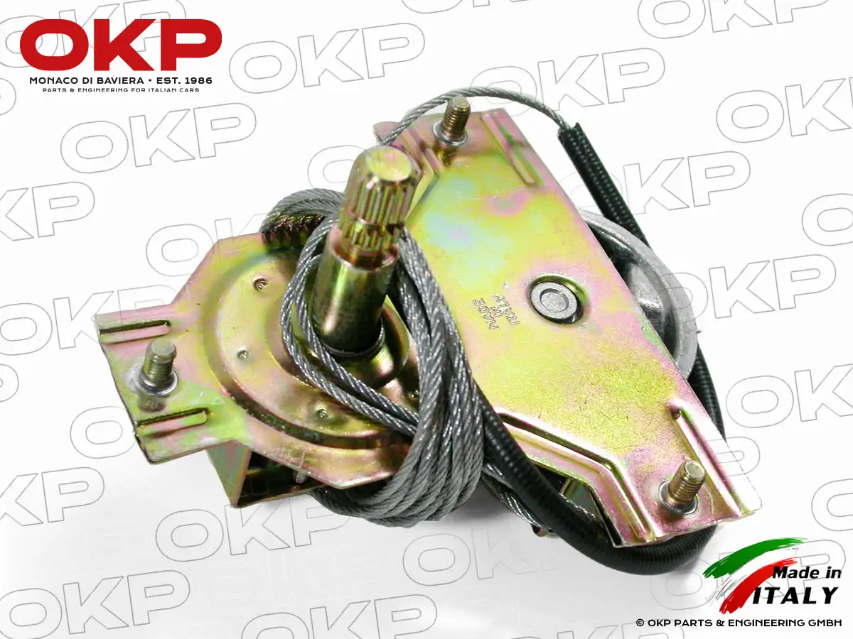 Fensterkurbelapparat kpl. links Spider 1970 - 1974