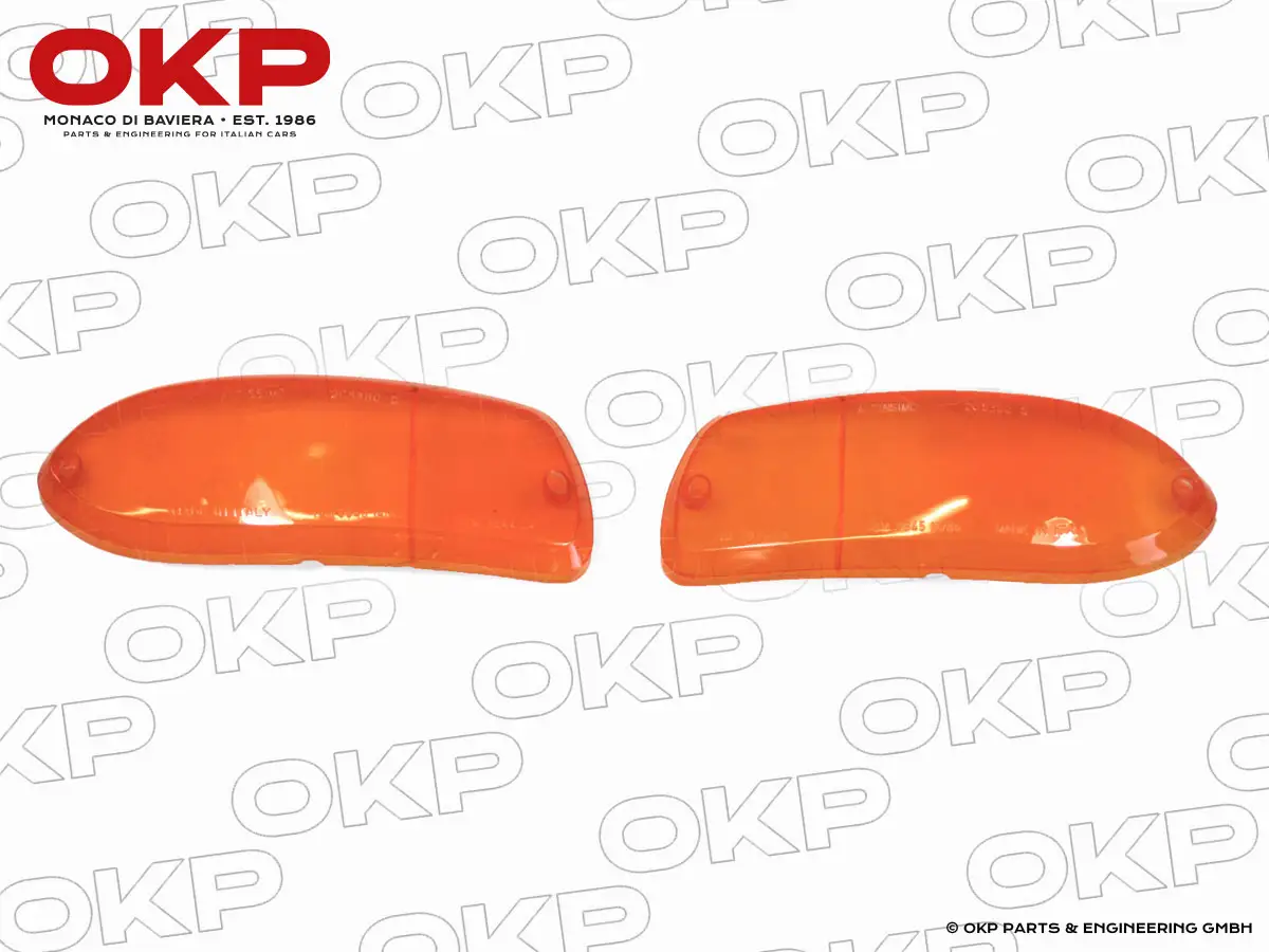 Set (2) Turn signal lens amber F 275/330