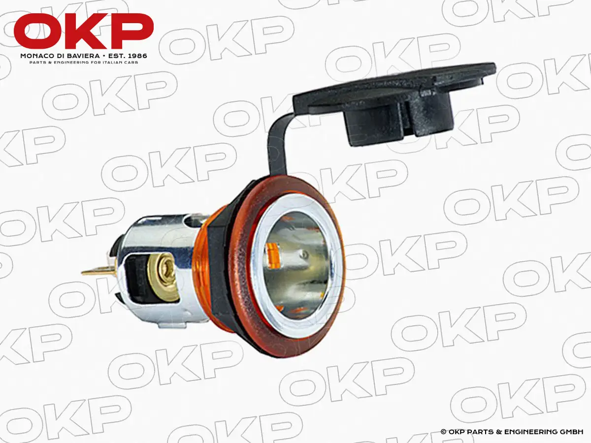 Steckdose 2 polig 12V + 24V