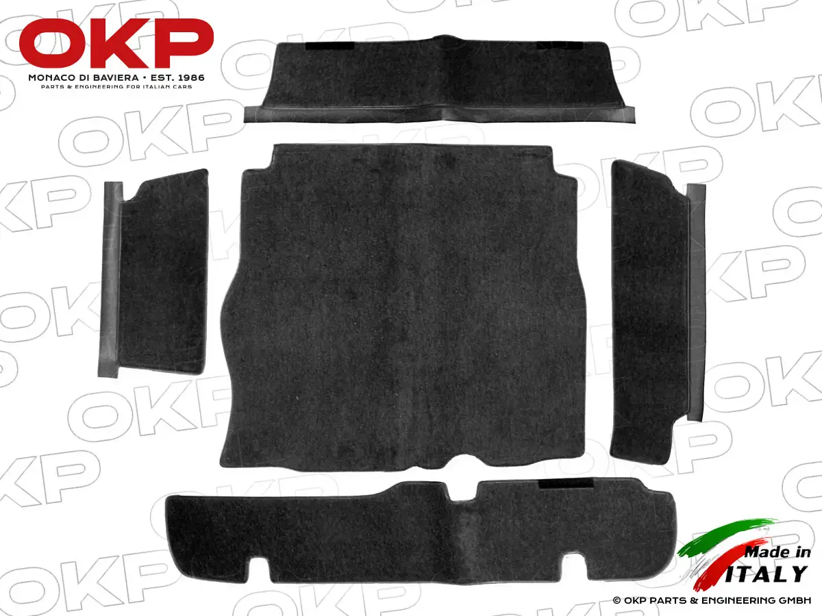 Kofferraumteppich schwarz Montreal