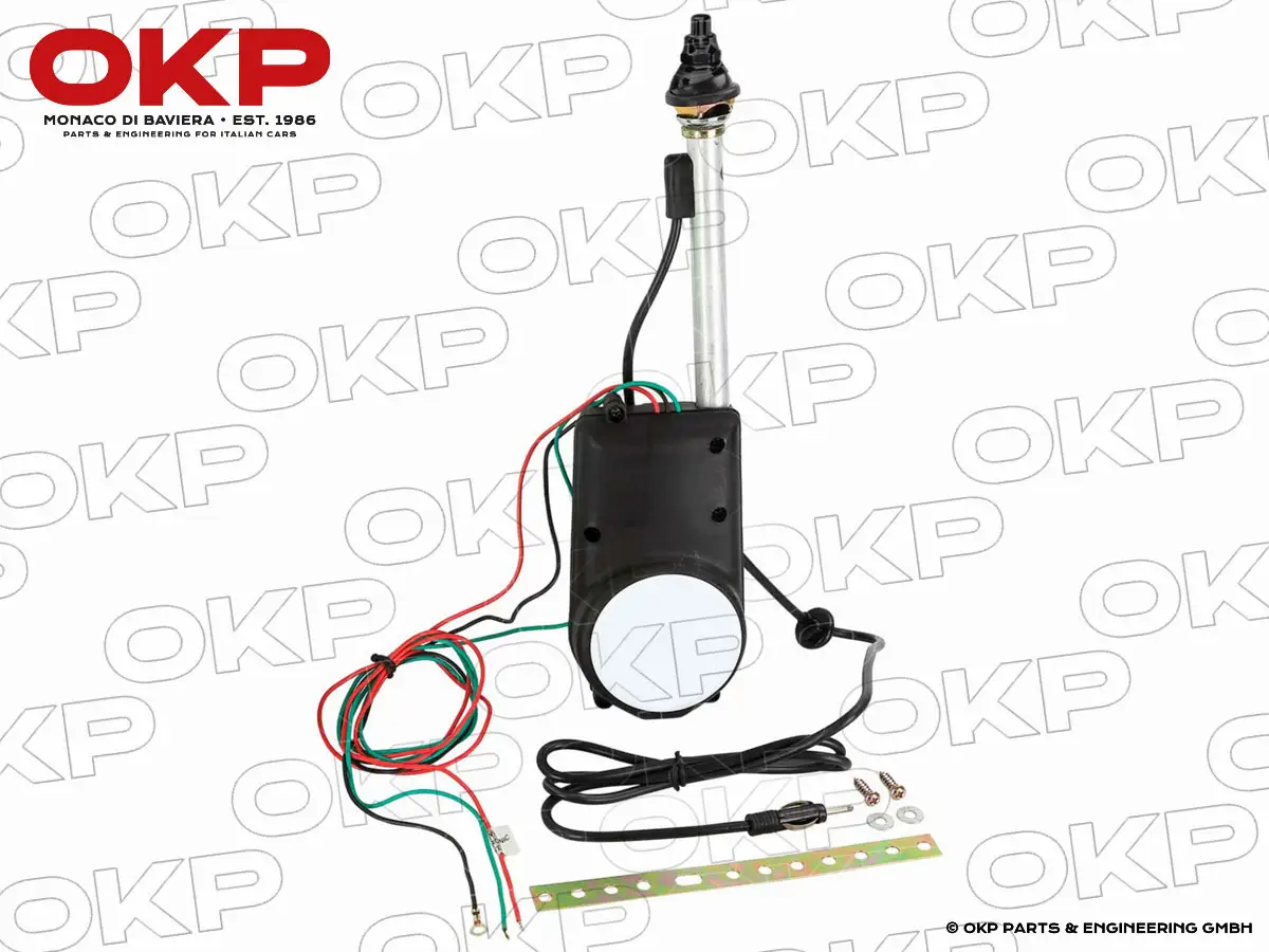 Elektrische Antenne schwarz universal Alfa / Ferrari
