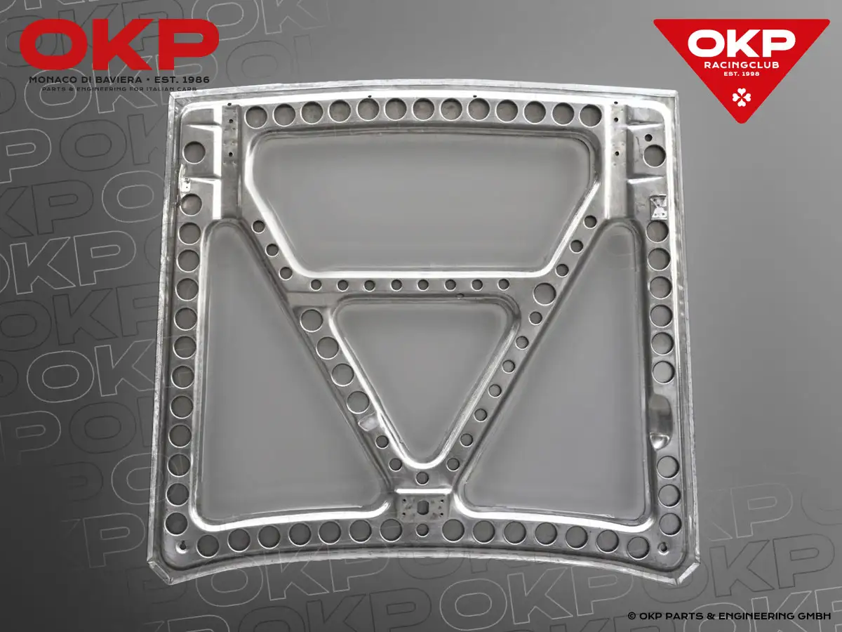 Motorhaube GT / GTA Kantenhaube Alu gelocht 3,90 kg