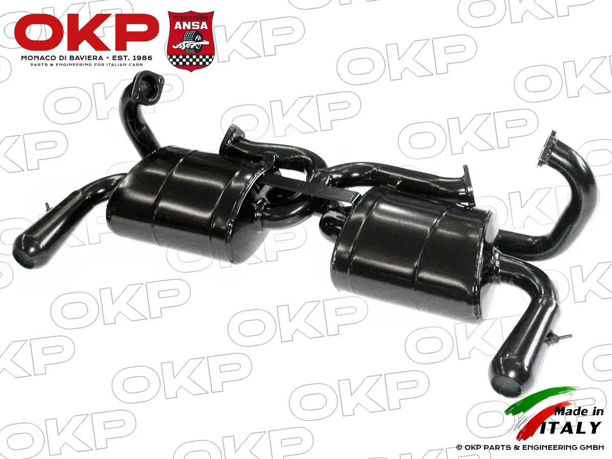 ANSA Schalldämpfer hinten Lamborghini Miura