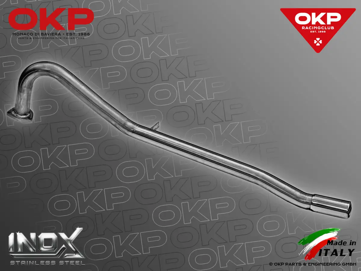 Sport Endrohr 1.6 - 2.0 Spider Bj. 83-93 Edelstahl