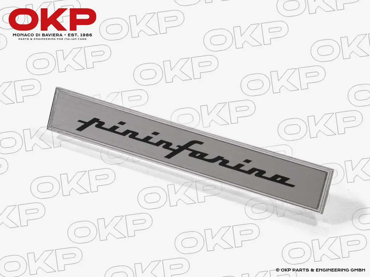 Script Pininfarina (silver 145mm x 22mm) aluminium