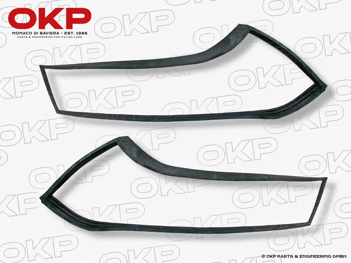 Set (2) front turn signal gaskets Ferrari 365 GTB / 4
