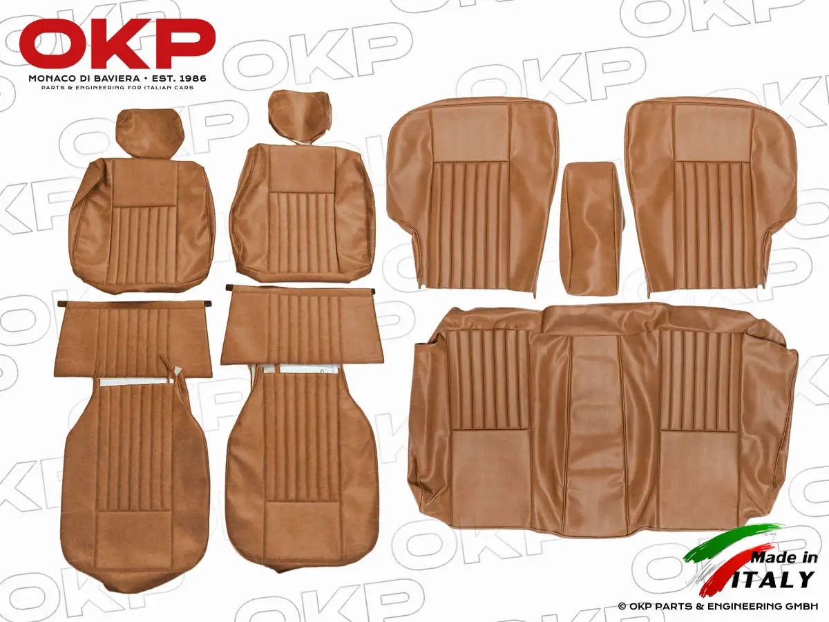 Sitzbezug komplett 1750 Berlina 68-70 Kunstleder braun