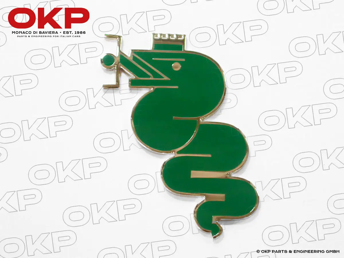 Badge green snake c-pillar Giulia Super left