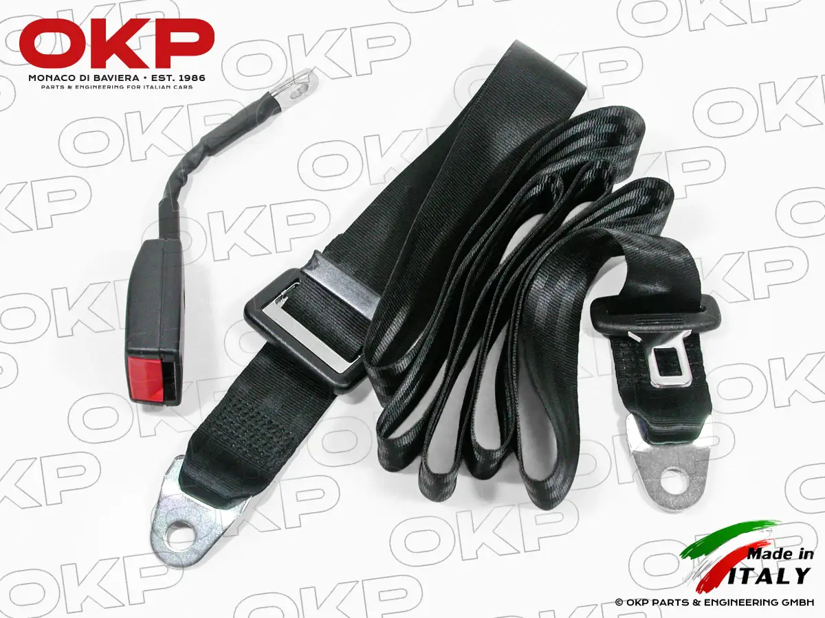 3-Punkt Statikgurt mit Peitsche 25cm Alfa Romeo / Ferrari