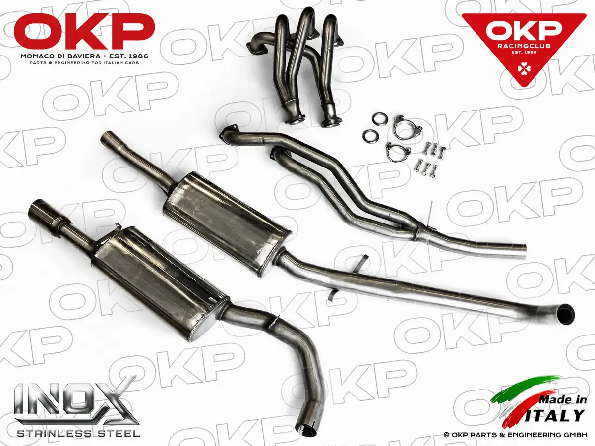 Sport Auspuffanlage 50mm kpl. mit Fächerkrümmer 75