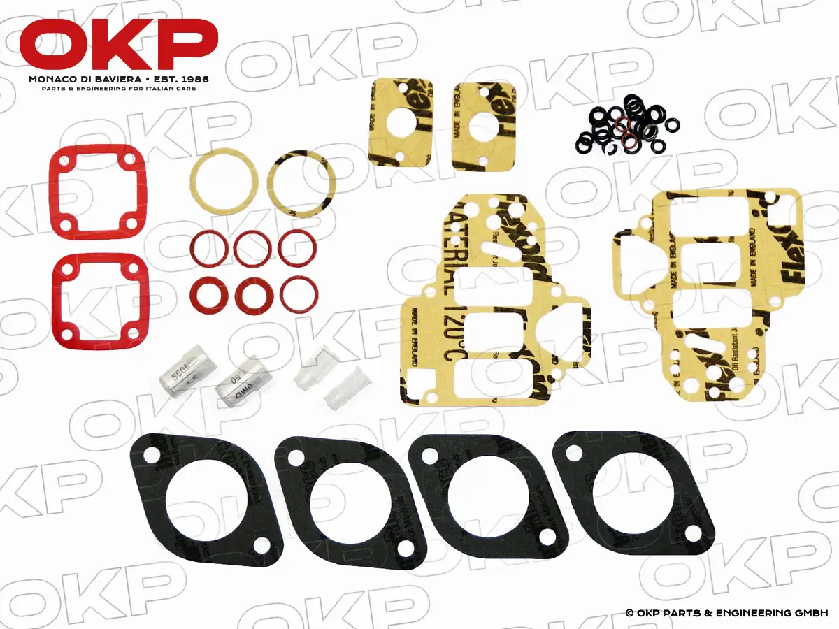 Carburetor repair kit  Weber 40 / 45mm (complete 2 carbs)