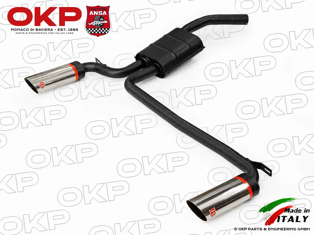 ANSA Schalldämpfer hinten Maserati Mexico 1. Serie