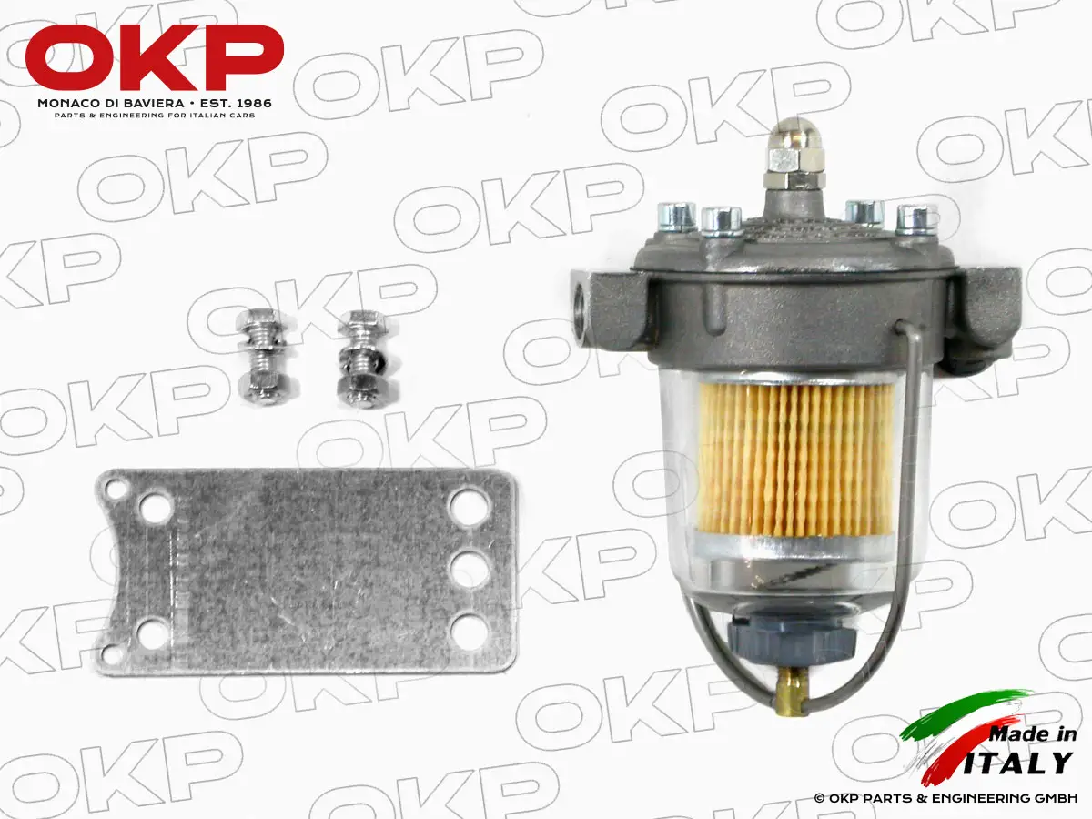 Benzinfilter (Kingfilter) incl. Gehäuse Ferrari Fispa