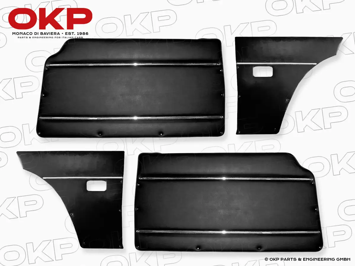 Satz (4) Türverkleidungen schwarz 1300 - 1750 GT 1. Serie