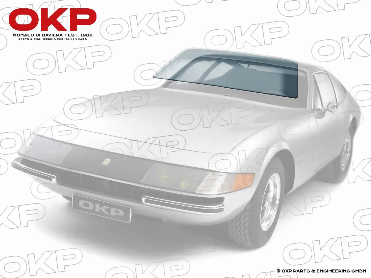 Frontscheibe Ferrari 365 GTB / 4 Daytona klar