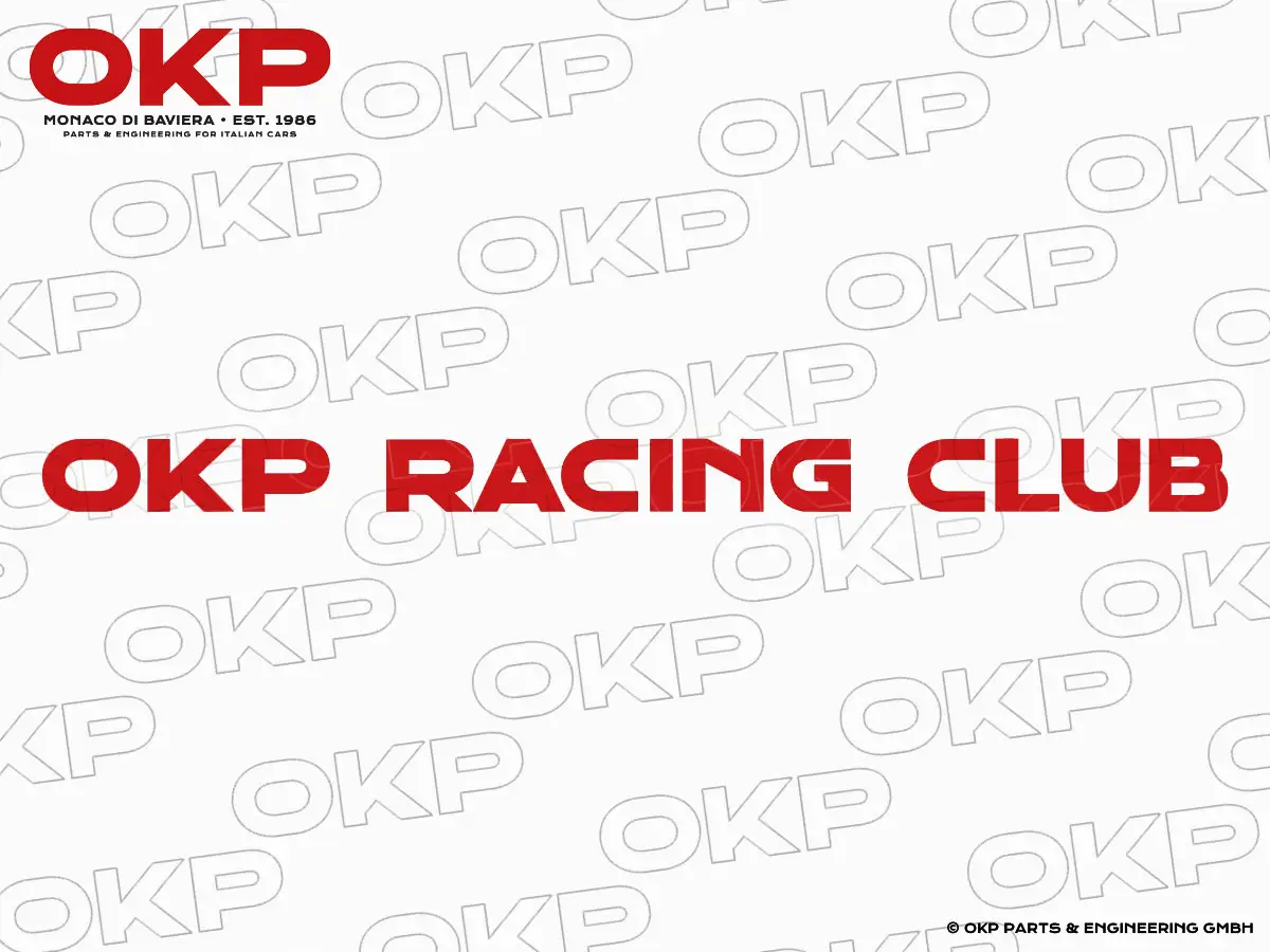 Aufkleber OKP Racing Club rot (30 cm)