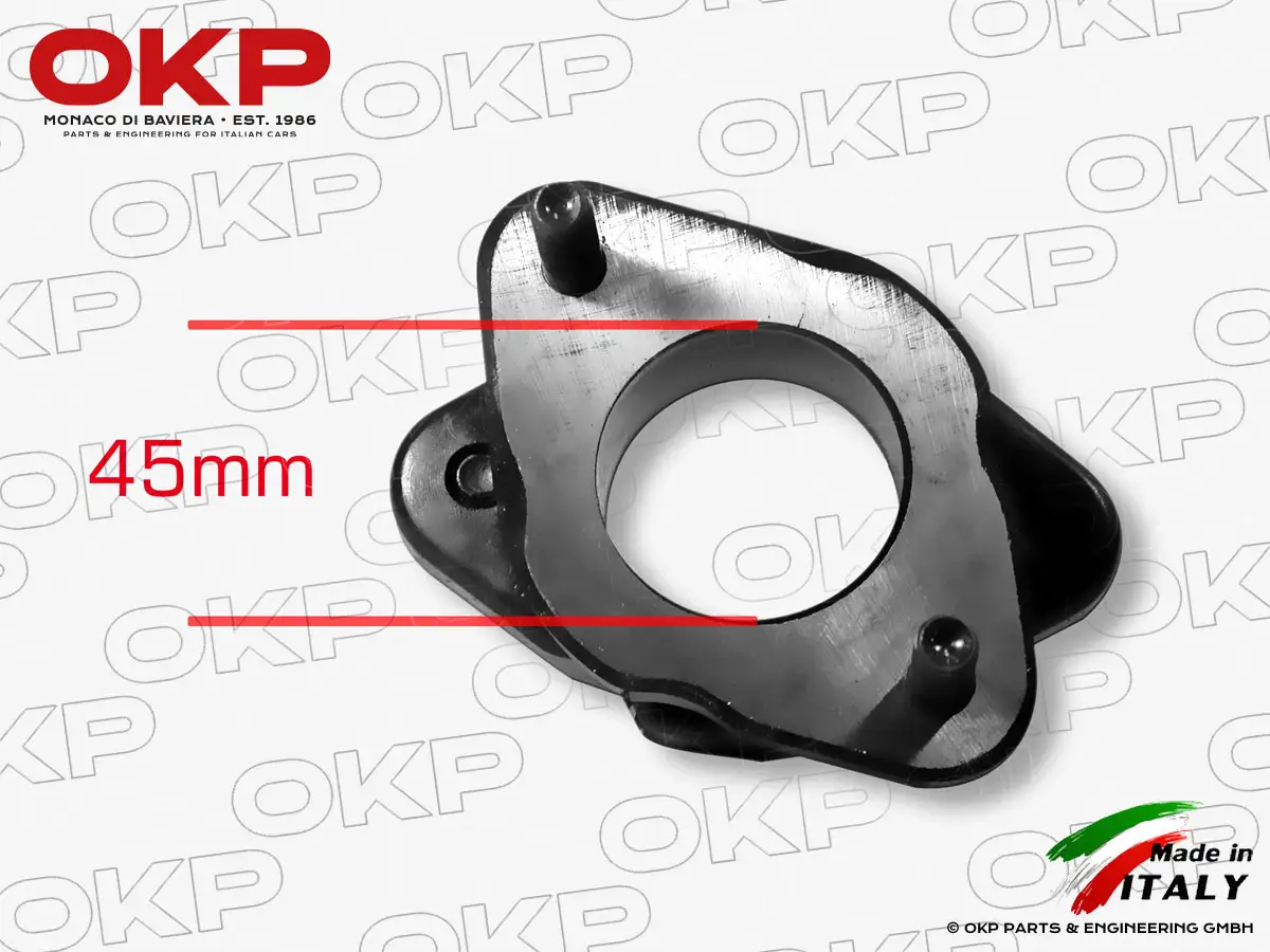 Vergaser-Gummiansaugflansch 45mm