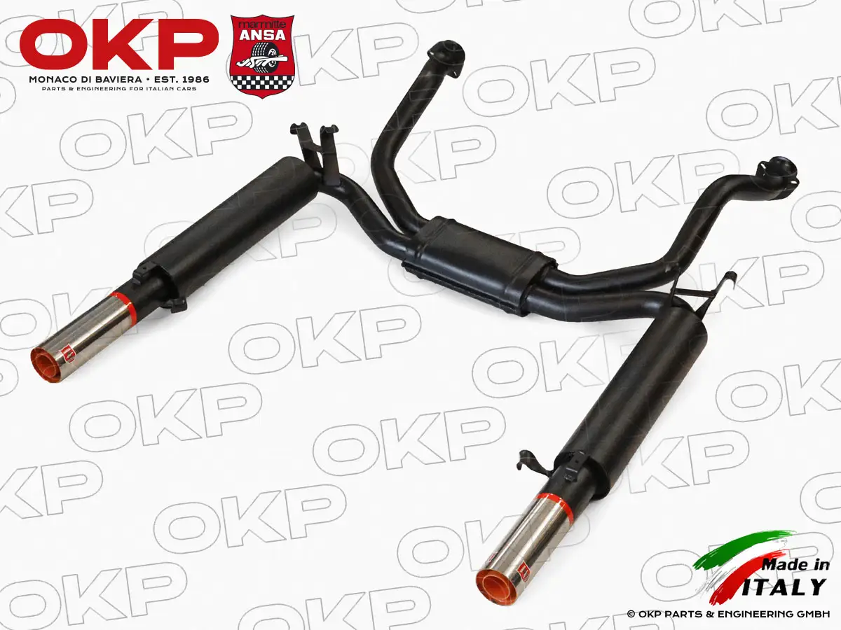 ANSA Schalldämpfer hinten Maserati Kyalami