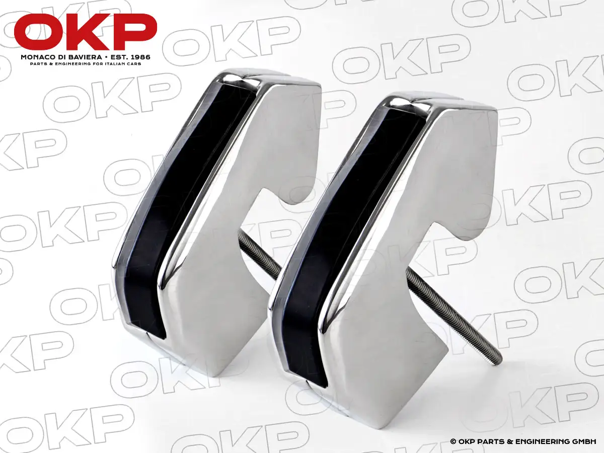 Stoßstangenhörner komplett Edelstahl Bertone GT 2. S.