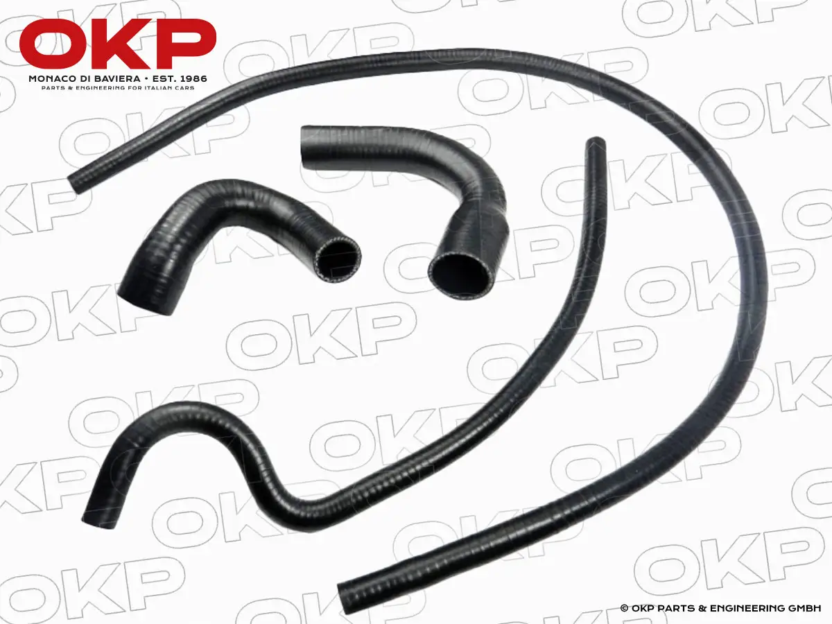 Satz (4) Kühlerschläuche Silikon 1300 - 1600cc 105 1. S.