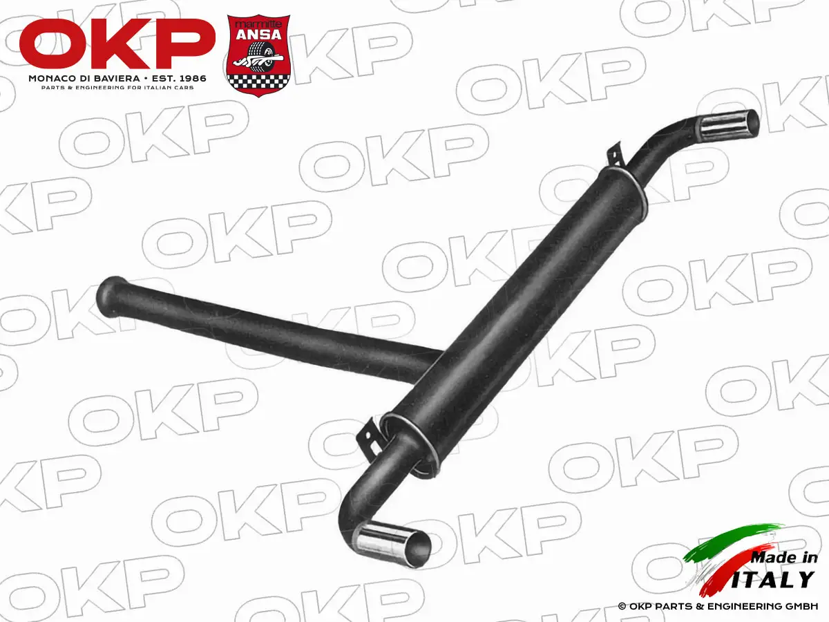 ANSA Schalldämpfer hinten Maserati Indy