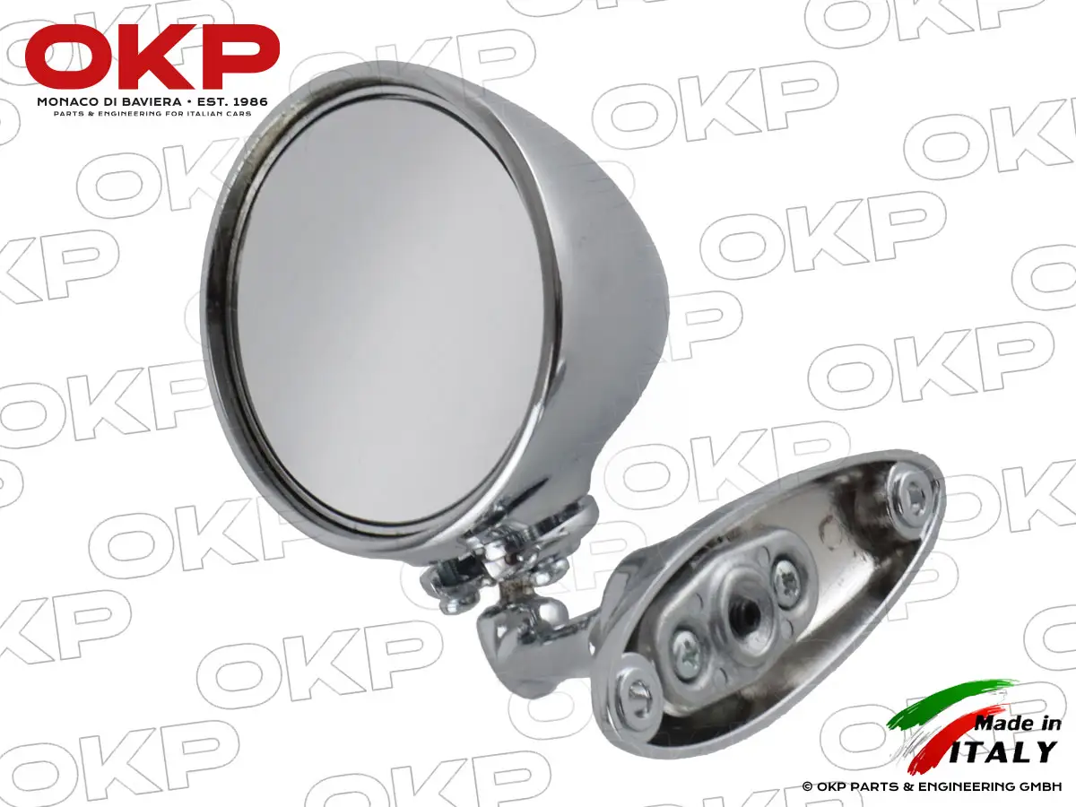 Aussenspiegel chrom universal Tropfenform