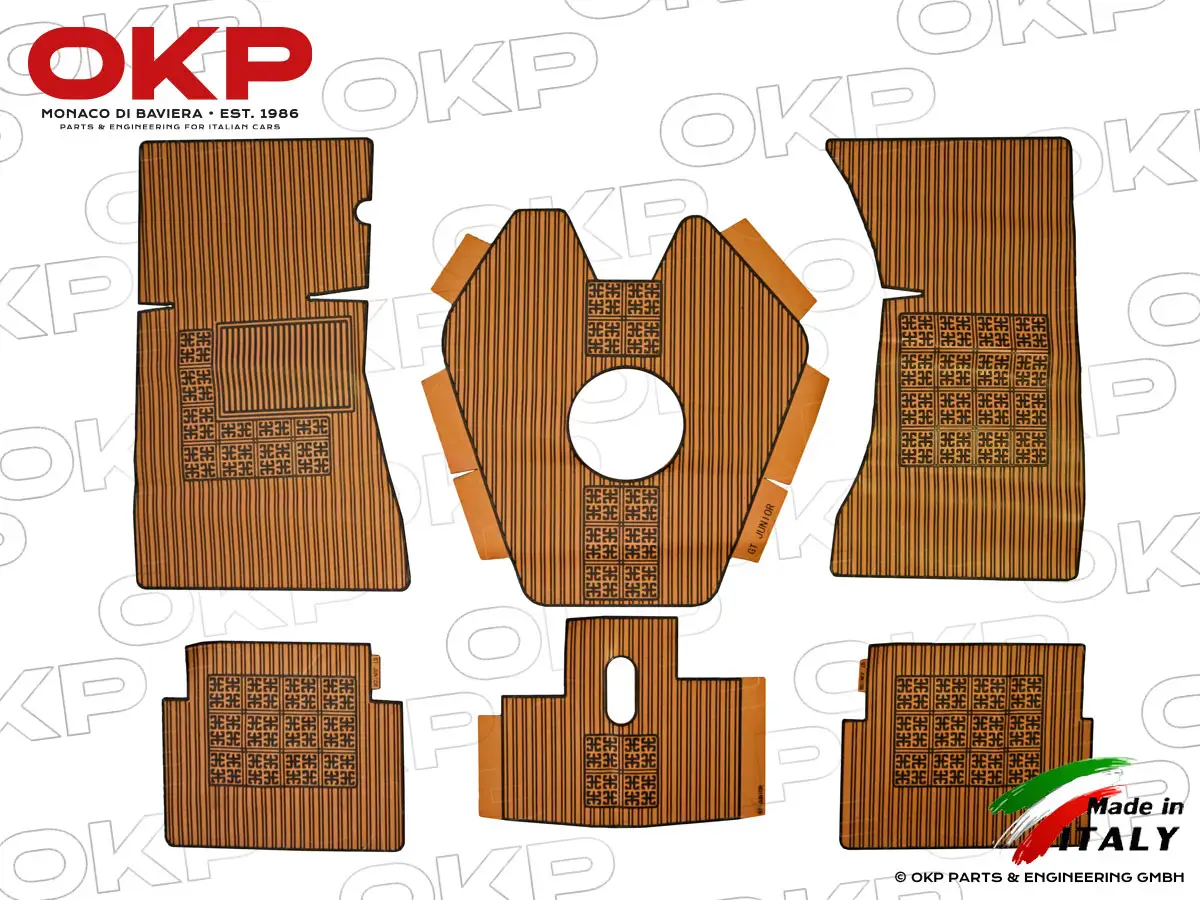 Satz (6) Gummimatten ocra GT Bertone hängende Pedale