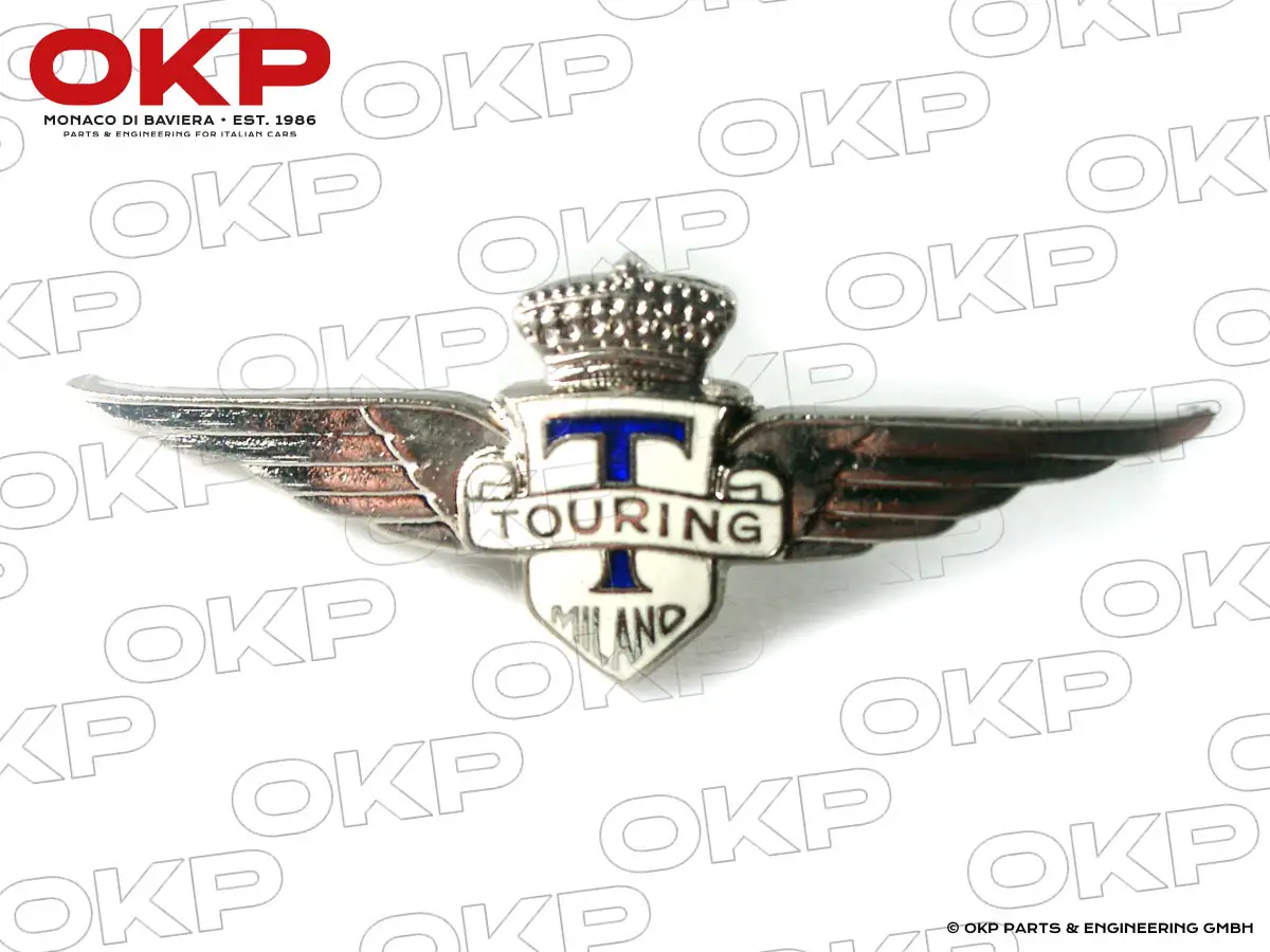 Emblem Touring Milano enamel  50mm