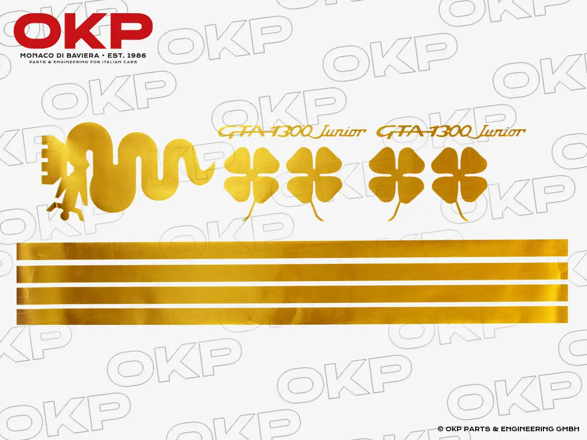 Set decals Alfa Romeo GTA (gold)