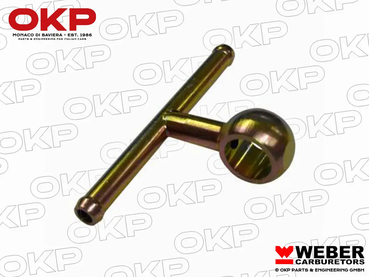 T-Stück Benzinschlauch für Weber DCOE Doppelvergaser