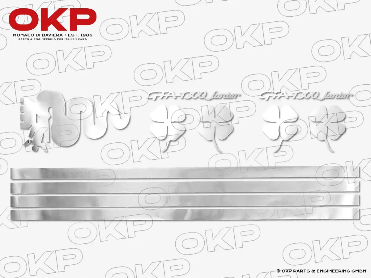 Set decals Alfa Romeo GTA (silver)