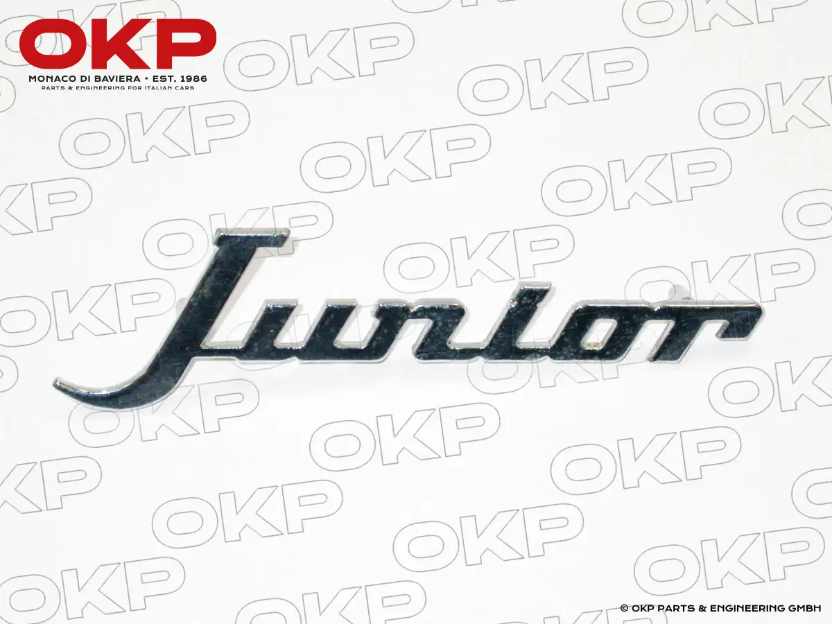 Schriftzug Juniorauf Heck Zagato