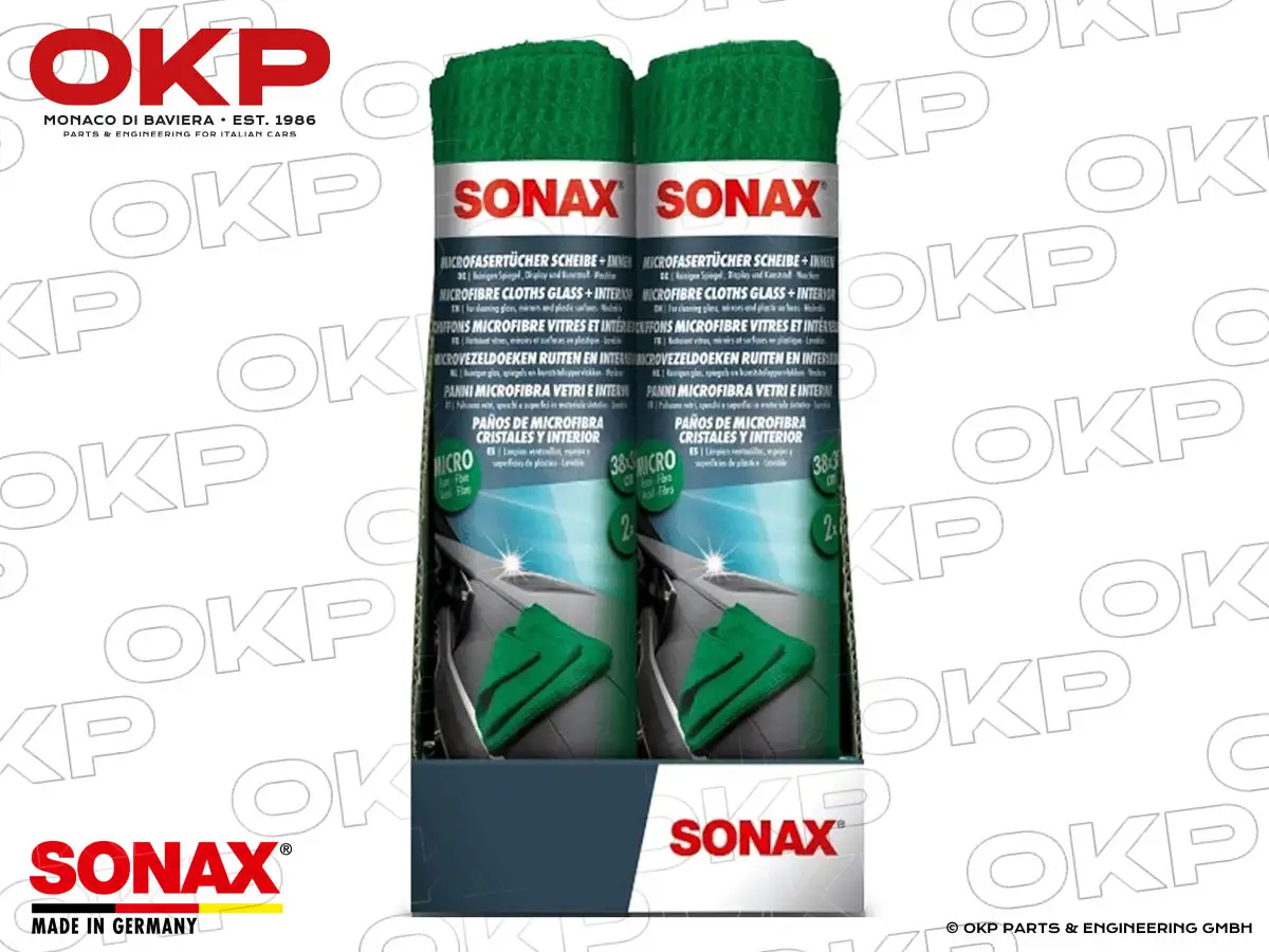 Sonax MicrofaserTuch Scheibe+Innen (2er Pack)
