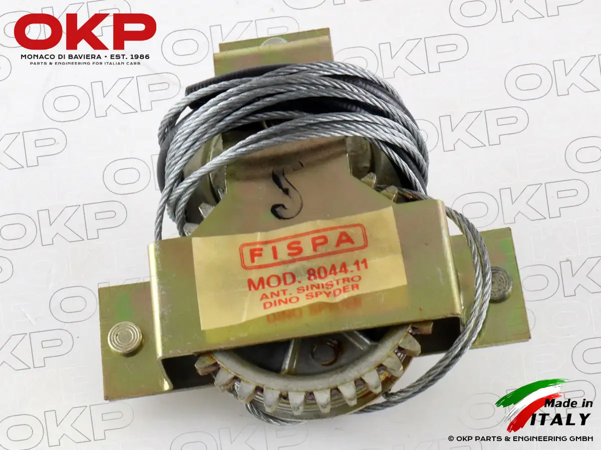 Cable levier vitre gauche Fispa Fiat Dino Spider NOS