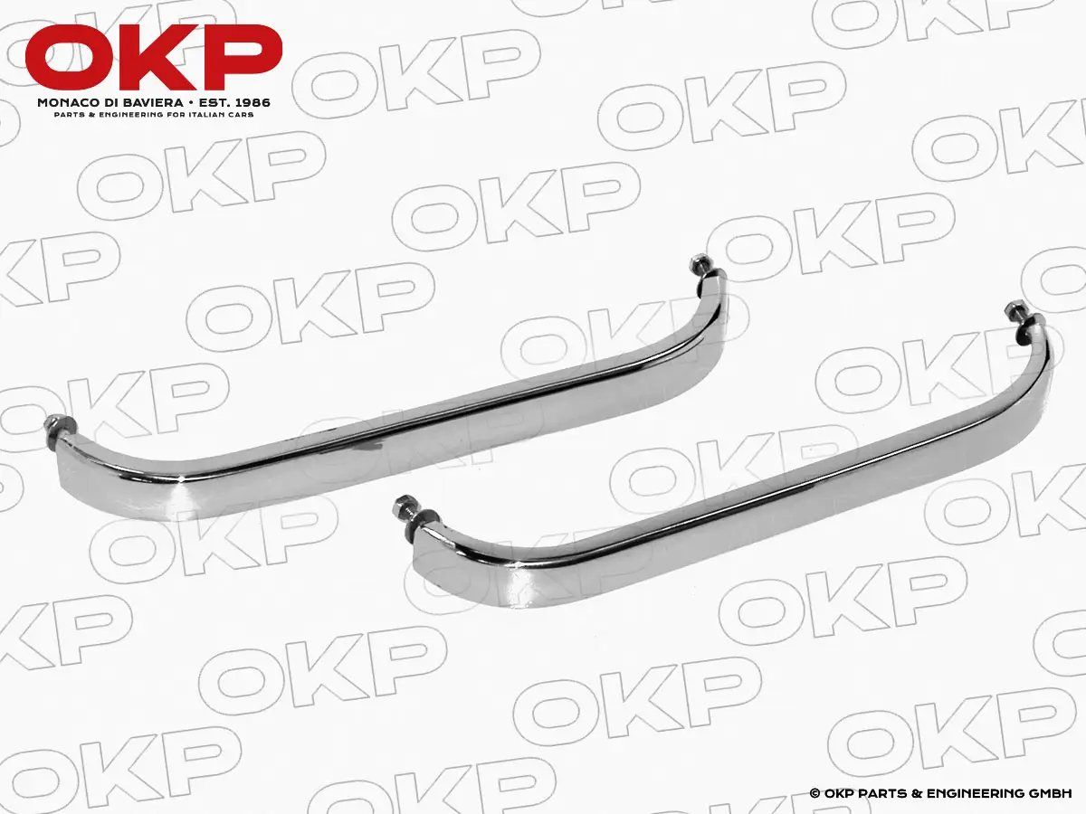 Satz (2) Chromleisten Motorhaube 2000 Touring Spider