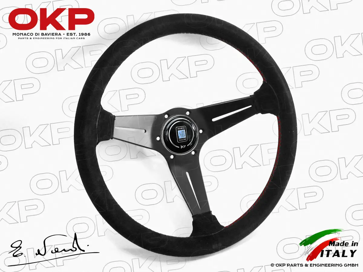 Nardi Leder Lenkrad Deep Corn Rally 350mm Wildleder