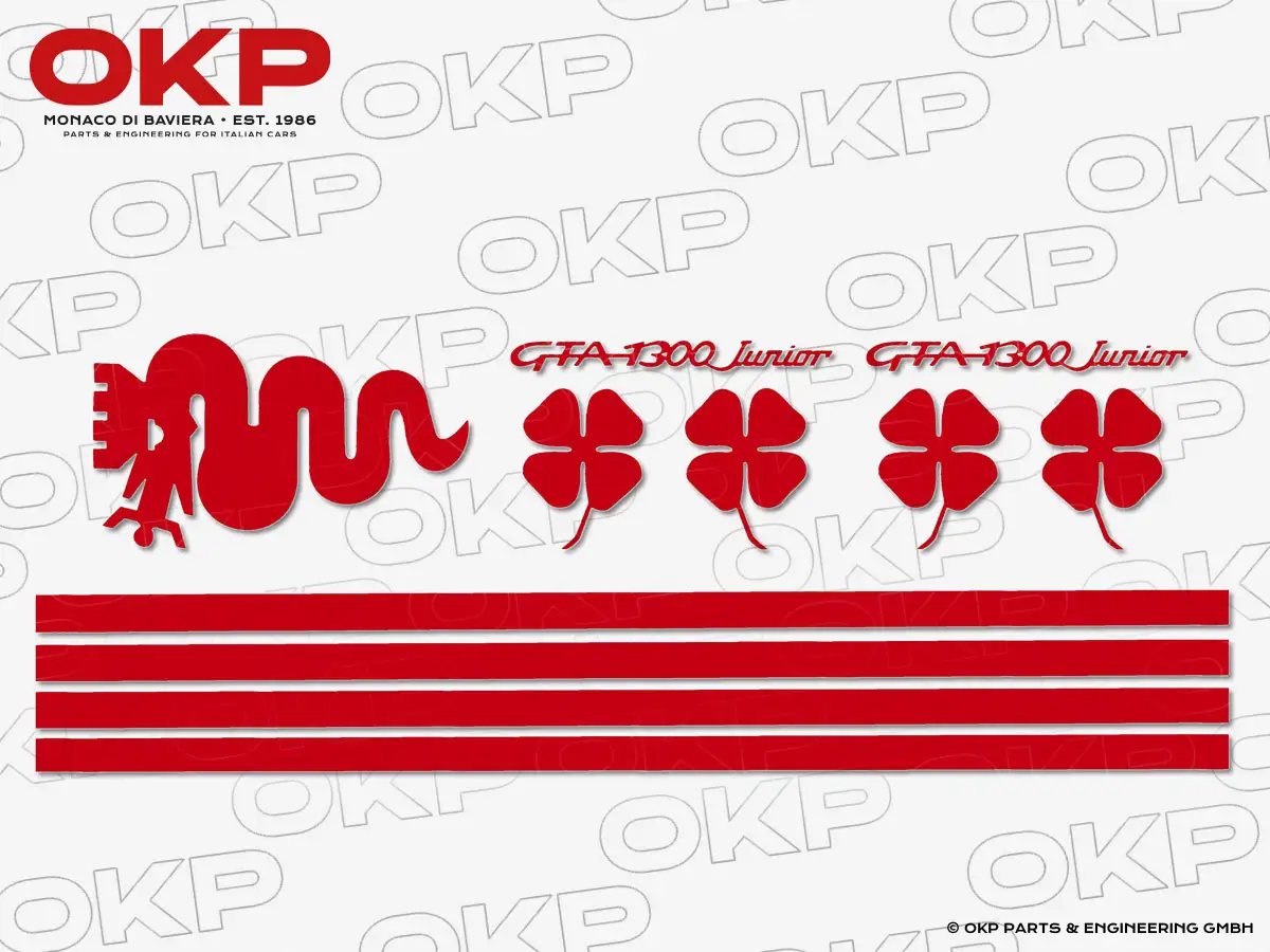 Set decals Alfa Romeo GTA (red)