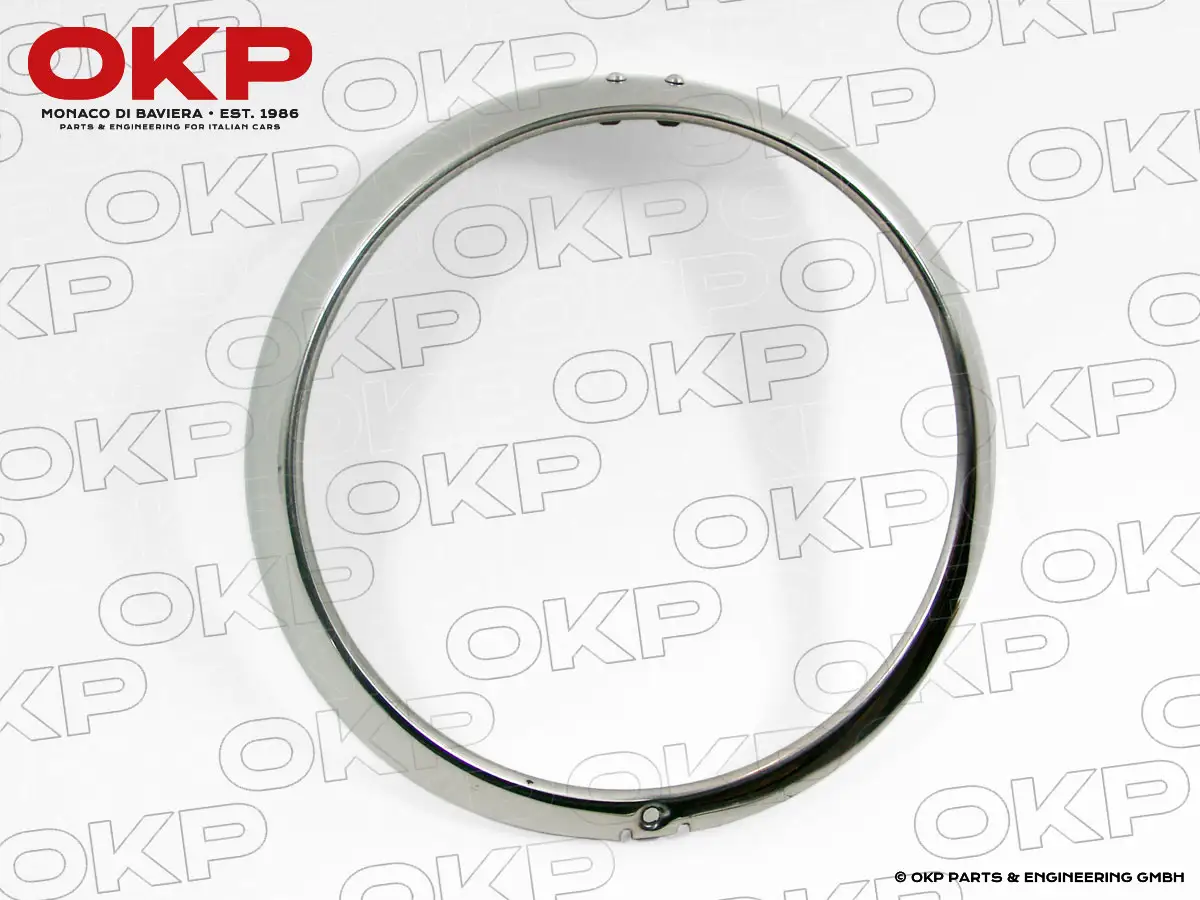 Chromring Scheinwerfer breit Spider rechts