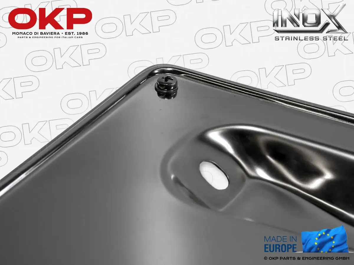 Support  plaque Bertone GT / GTV (Acier INOX)