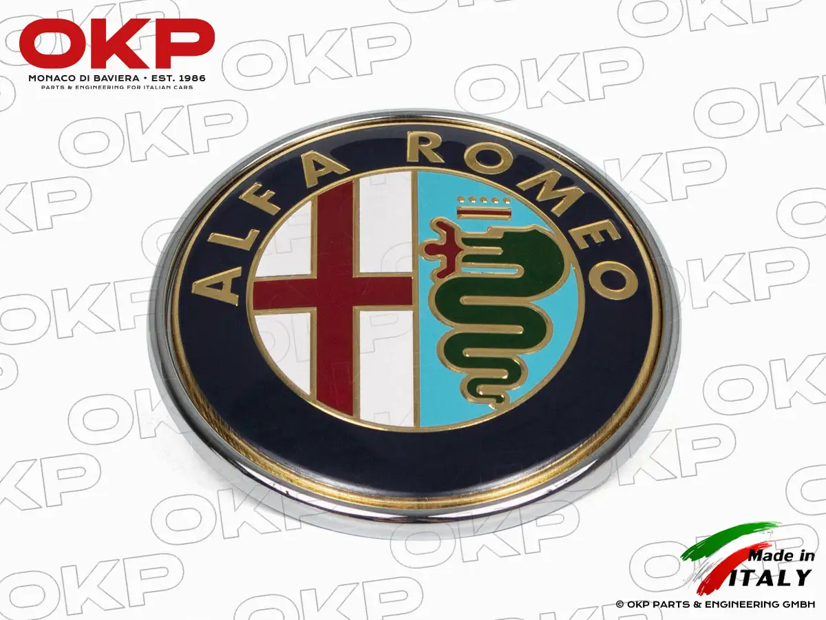 Badge (82mm) front AR 147 / Spider / GTV from 98 / Mito