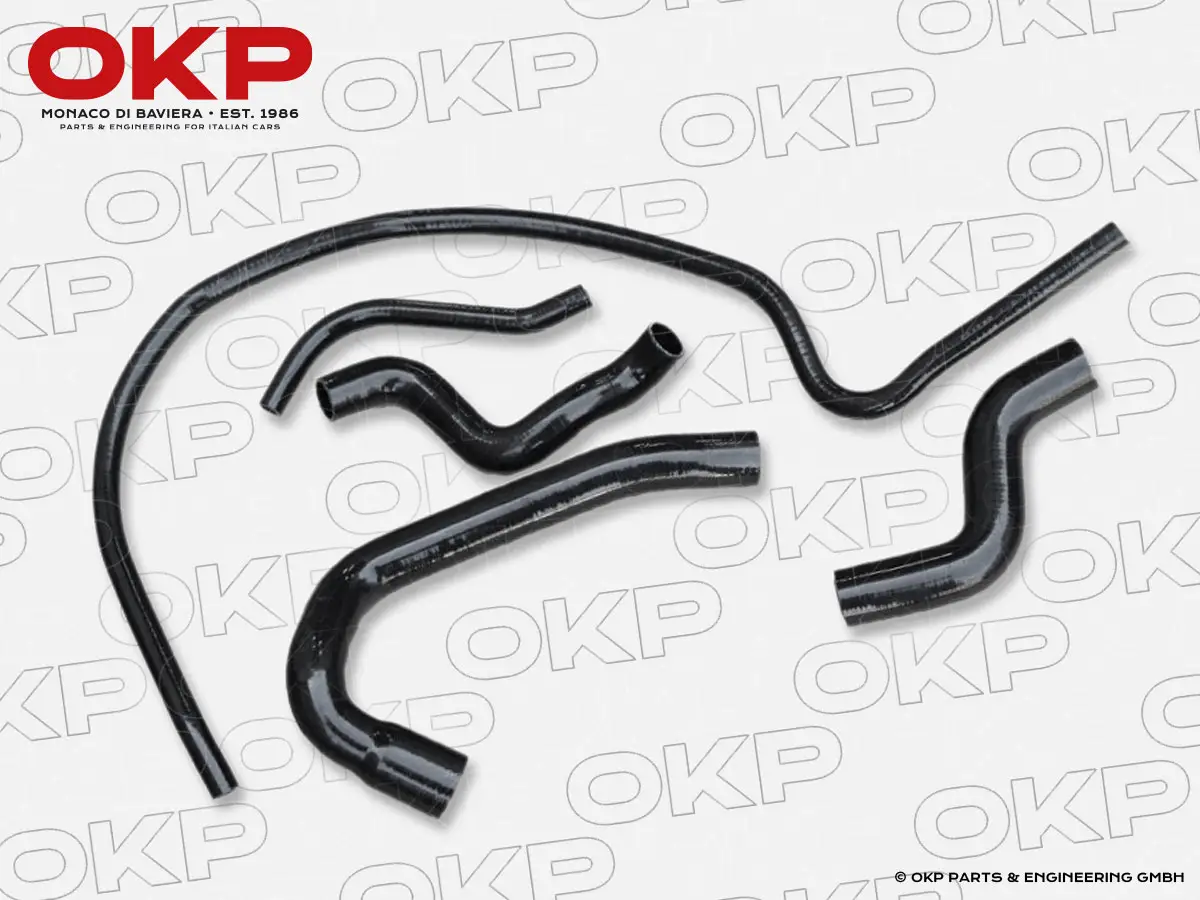 Satz (5) Kühlerschläuche Silikon Alfetta / GTV bis Bj. 81