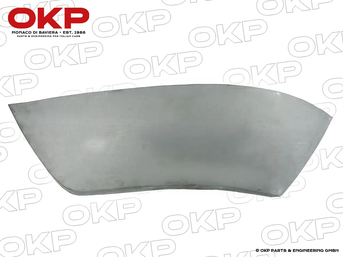 Endblech hinten Rundheck Spider  (Höhe 20cm) links