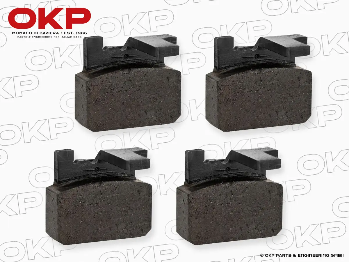 Satz Bremsbeläge hinten 1300-1600cc Dunlop